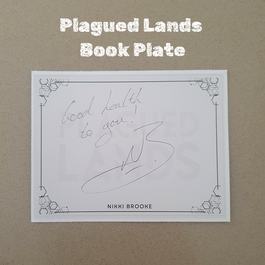 Plagued Lands Signed Book Plate