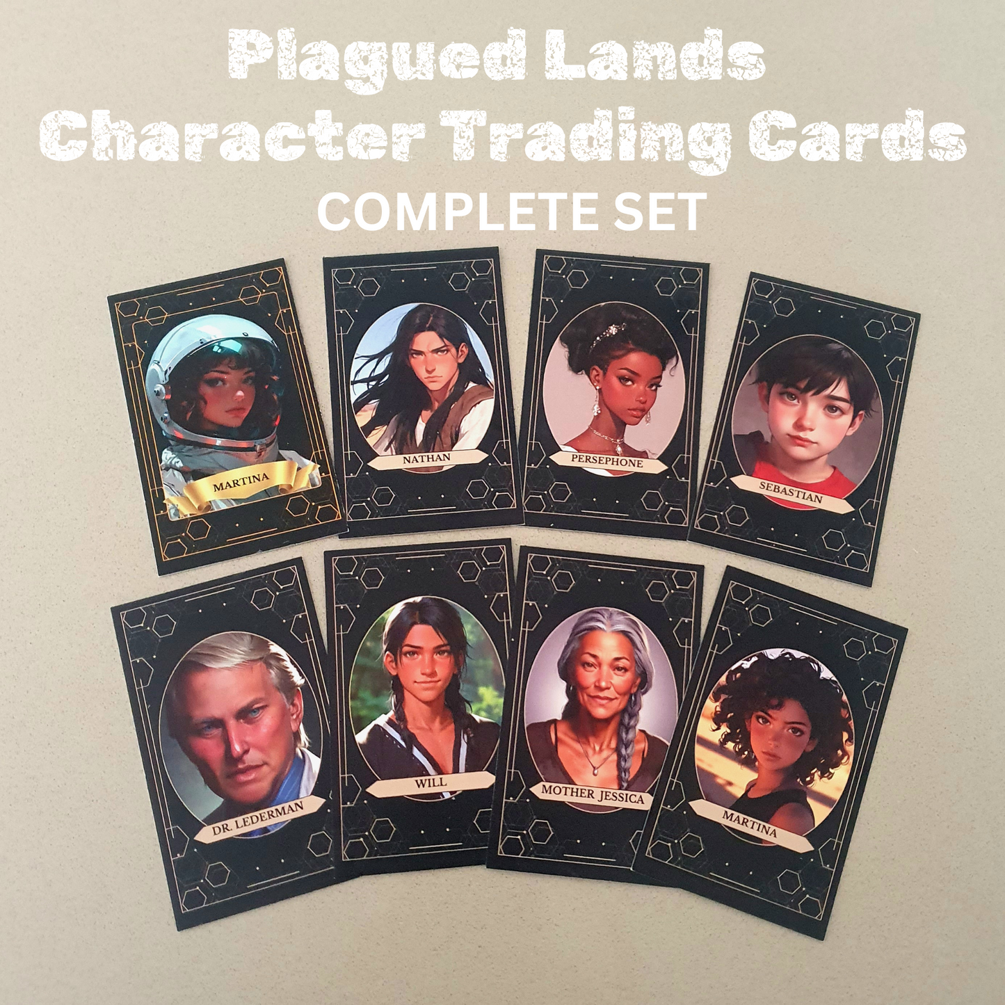 Plagued Lands Character Trading Cards - Complete Set